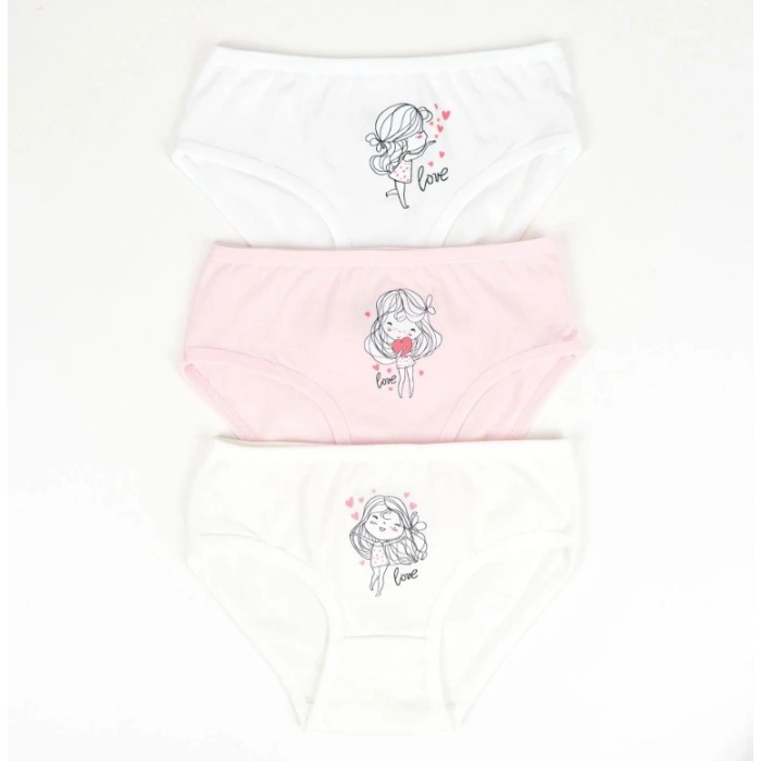 Kız 3lü Slip K128666 (tek adet fiyatıdır)