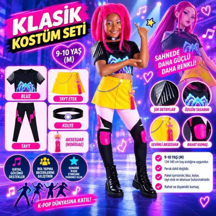 Klasik Mira Kostüm Seti 9-10 Yaş M