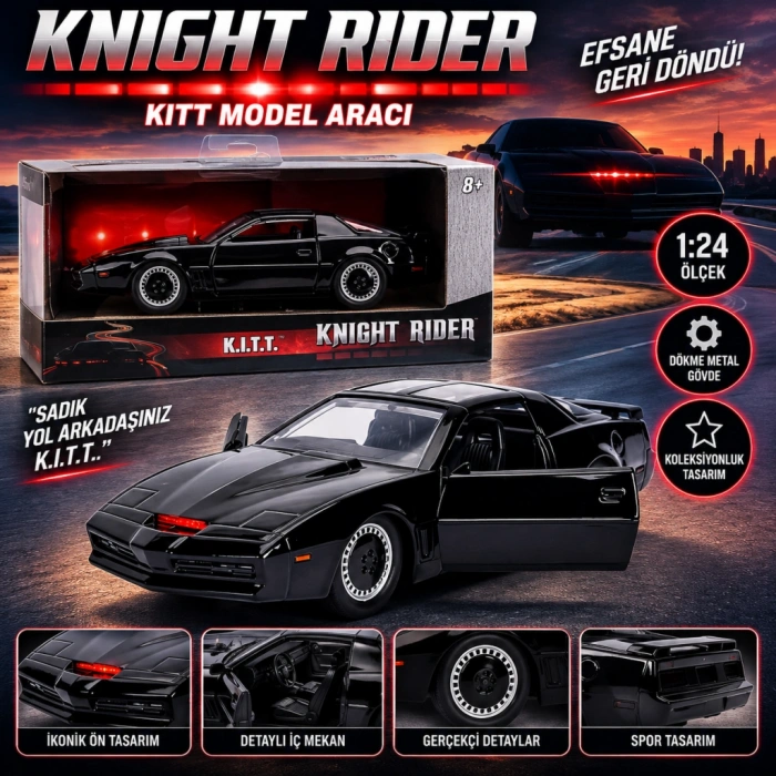 Knight Rider Kitt Model Aracı