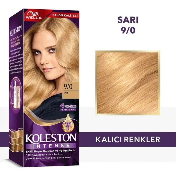 KOLESTON İNTENSE SAÇ BOYASI - 9/0 Sarı