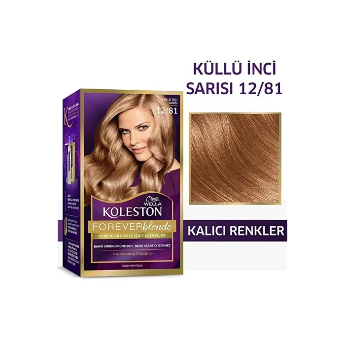 Koleston Kit Saç Boyası - 12/81 Küllü İnci