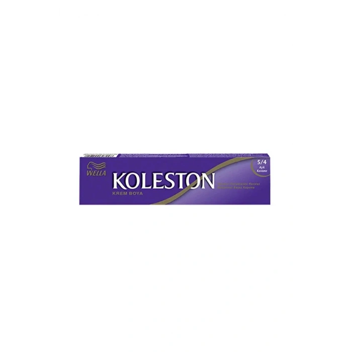 KOLESTON SİNGLE SAÇ BOYASI - 5/4 AÇIK KESTANE