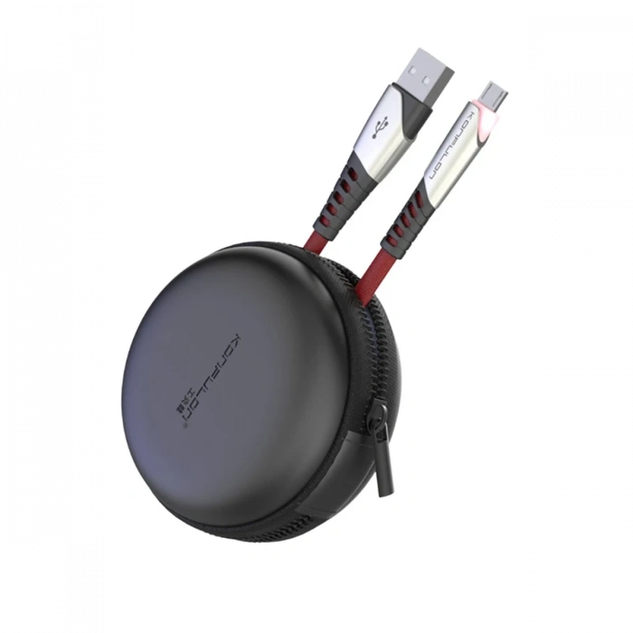 Konfulon DC16 Micro USB Kablo 1M 2.4A - Kırmızı