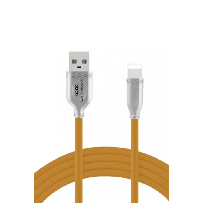Konfulon S48 Lightning Kablo iphone Uyumlu 1M 3A - Sarı