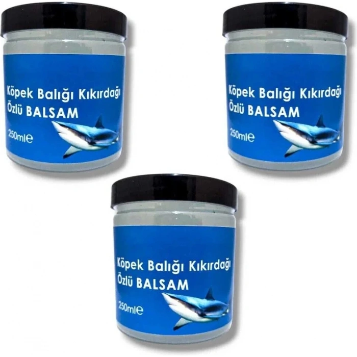Köpek Balığı Kıkırdağı Özlü Kremi 250 ml - 3 Adet