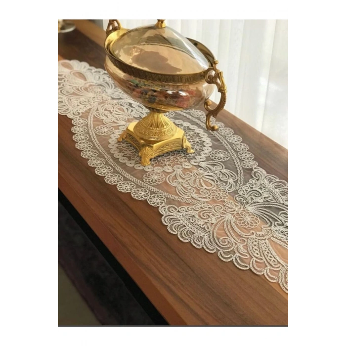 Krem Renk Runner (115x35cm)