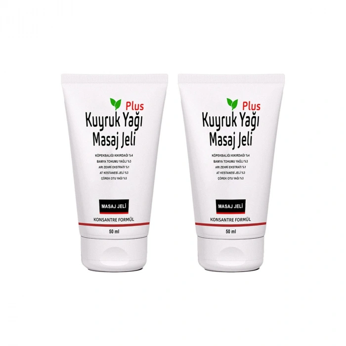 Kuyruk Yağı Masaj Jeli Plus 2 Adet 50 ml Konsantre Formül