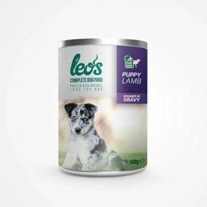 Kuzu Parça Etli Soslu Yavru Köpek Konservesi 400 Gr