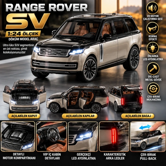 KZL-Q2005B 1 24 RANGE ROVER SV ISIKLI- 24