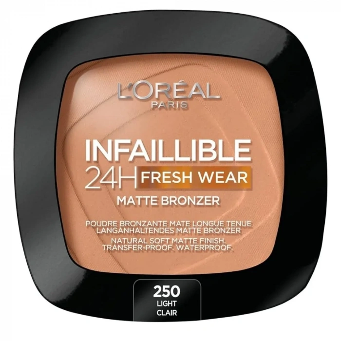 LOreal 24H Fresh Wear Powder 9 gr - 250 Light Clair