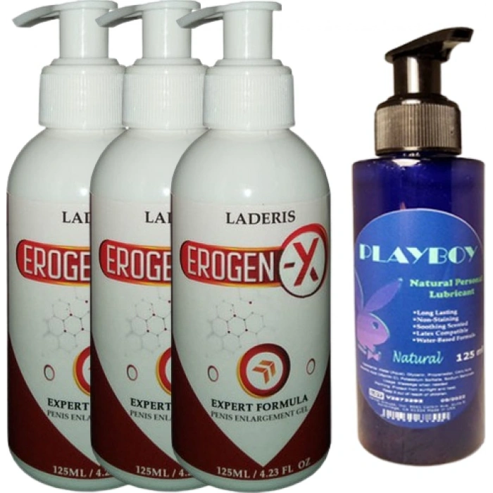 Laderis Erogen x Jel (3 Adet) Plaboy  Jel 125 ml