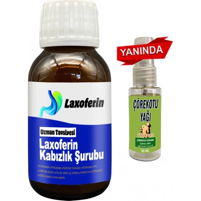 Laxoferin Şurup 50ML: 1 Şişe + Çörek Otuyağı / Bay&bayan