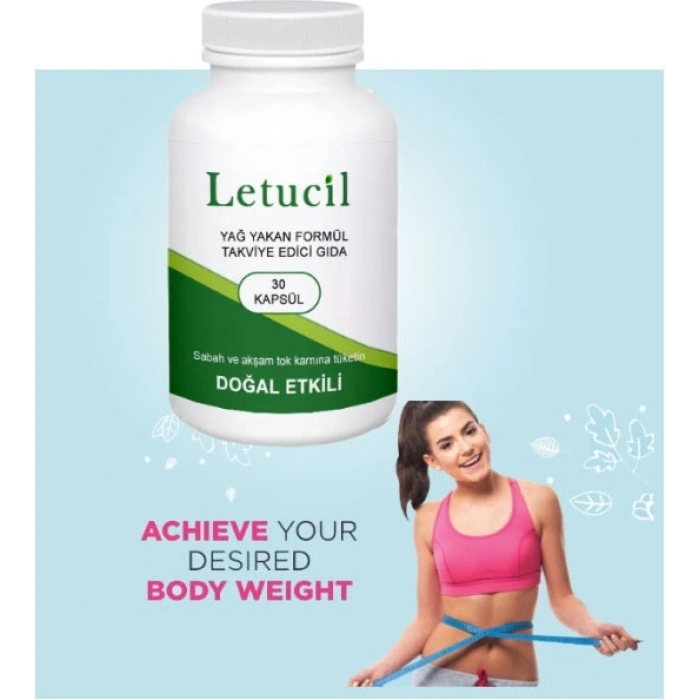Letucil Yeşil Çay ve Biberiyeli 30 Lu Takviyelik