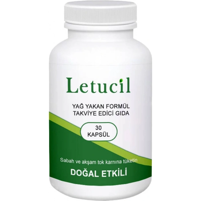 Letucil Yeşil Çay ve Biberiyeli Güç Desteği 30 Lu