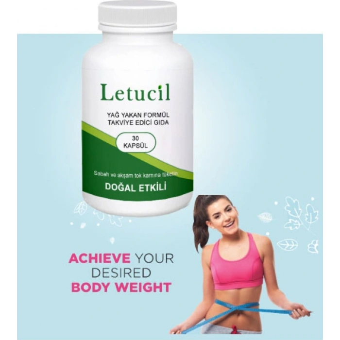Letucil Yeşil Çay ve Biberiyeli Güç Desteği 30 Lu