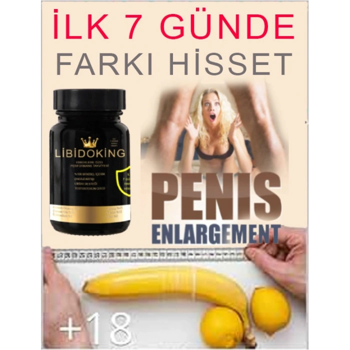 Libidoking - Pe.nisinizi Büyütmeye Sertleşmenize Gecikmenize 30LU Formül