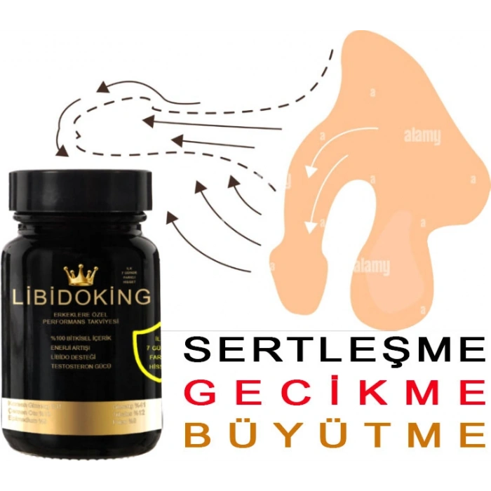 Libidoking - Pe.nisinizi Büyütmeye Sertleşmenize Gecikmenize 30LU Formül