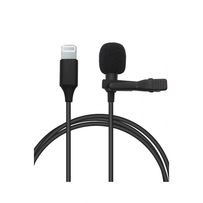 Lightning 2 Metre Double Mikrofon - Siyah