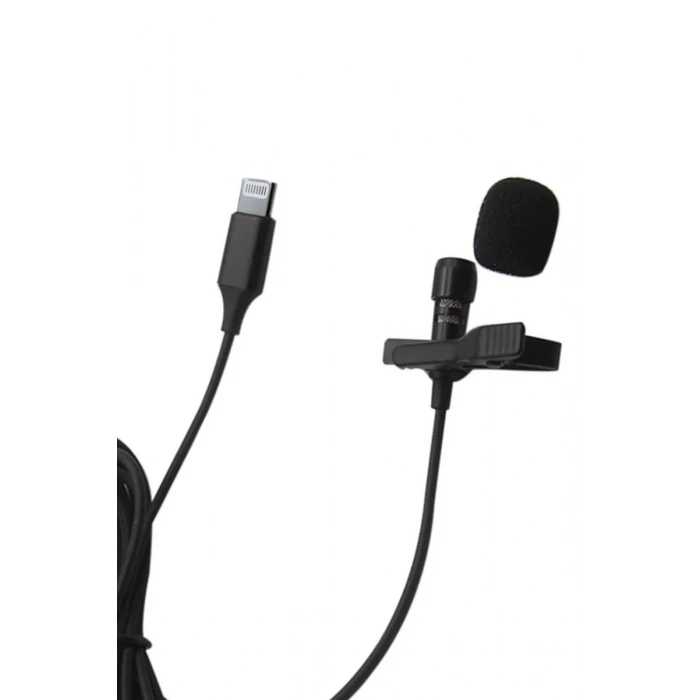 Lightning 2 Metre Double Mikrofon - Siyah