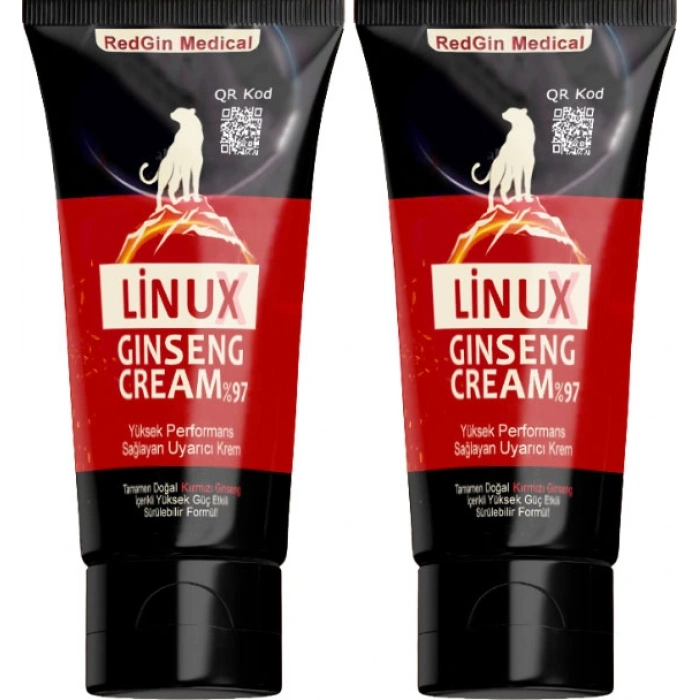 Linux Ginseng Cream 2 Adet Erkeklere Yeni Destek 50 ml Krem