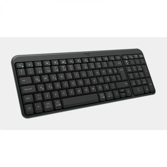 LOGITECH K250 TAM BOYUTLU KOMPAKT BLUETOOTH TÜRKÇE Q KLAVYE GRİ 920-013460