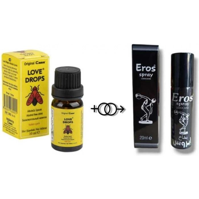 Love Drops Kadınlara Özel Damla + Eros Sprey