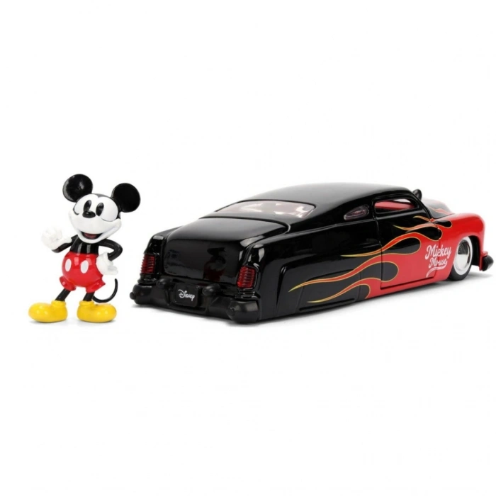 M. Mouse Figürü ve 1951 Mercury Coupé Model Aracı