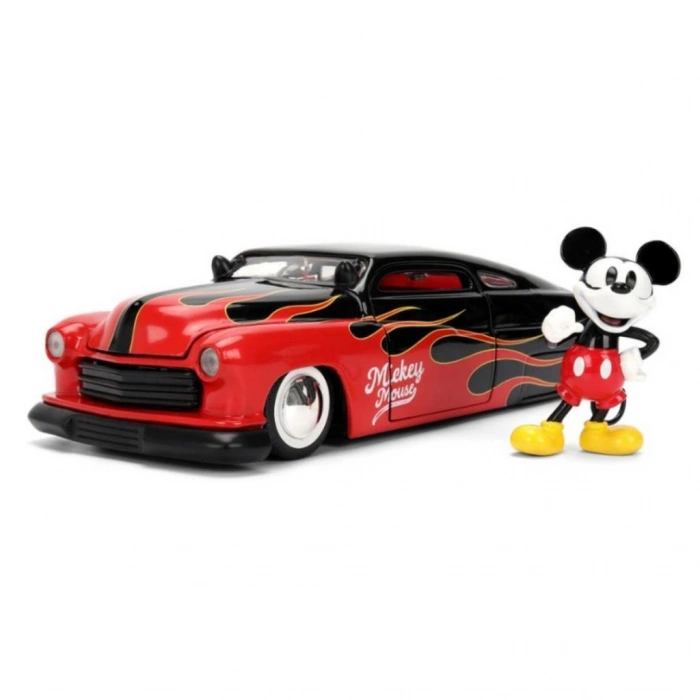 M. Mouse Figürü ve 1951 Mercury Coupé Model Aracı