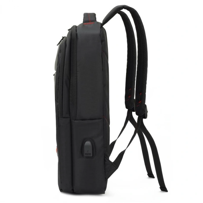 MACK MCC-006 15.6 OFFICE USB GİRİŞLİ NOTEBOOK SIRT ÇANTASI SİYAH