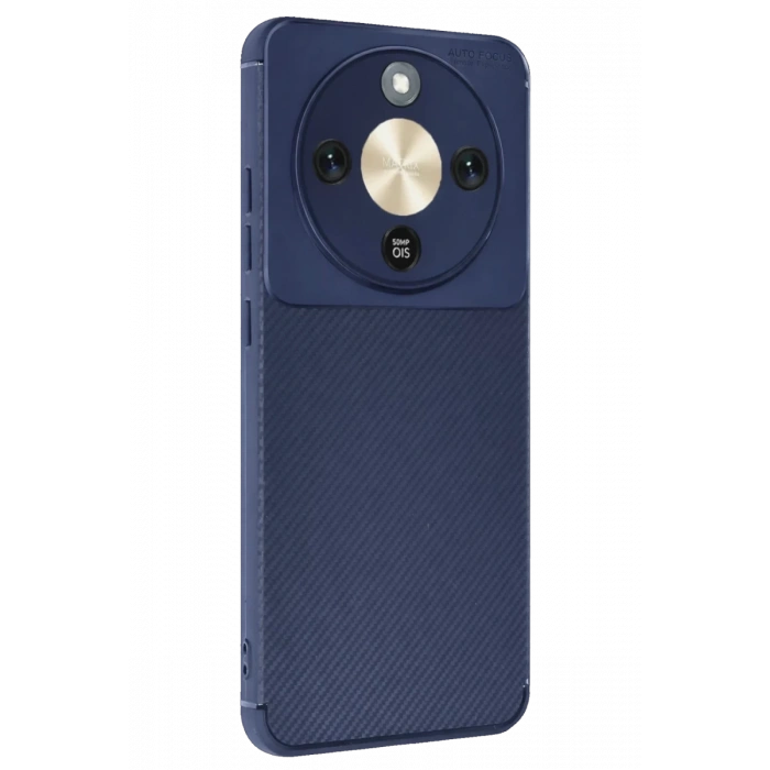 Huawei Honor Magic 8 Lite Auto Focus Karbon Kapak - Lacivert