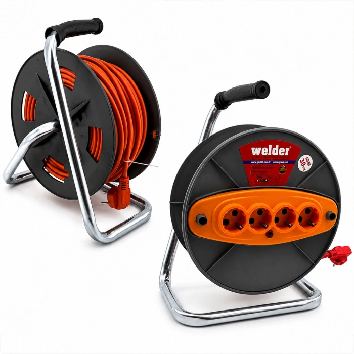Makaralı Uzatma Kablosu 3x2.5 mm 30 m