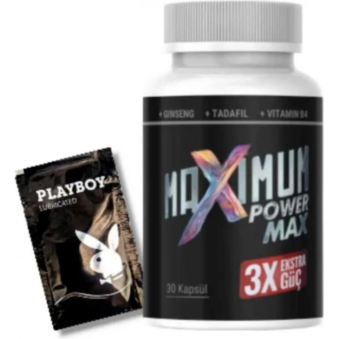 Maximum Power Max Erkeklere Çok Özel 30 Lu Yanında Muzice Jel Hediye