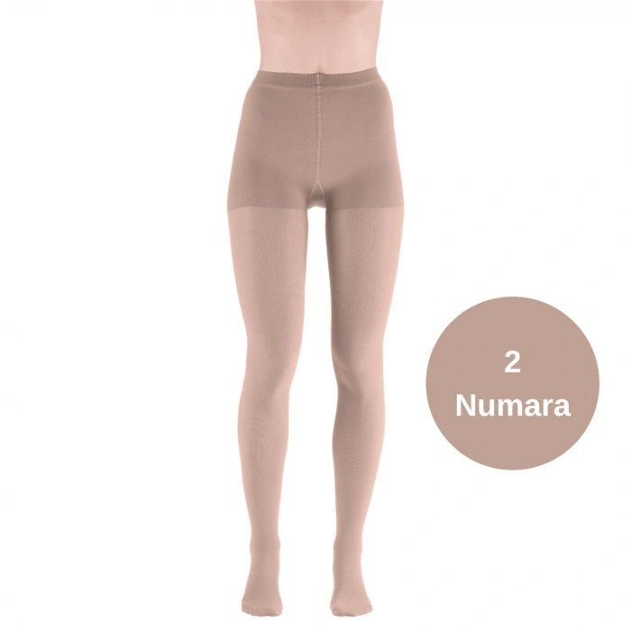 Mediven Elegance Külotlu Varis Çorabı - CCL2 - Burnu Kapalı - Kaşmir - 2 Numara