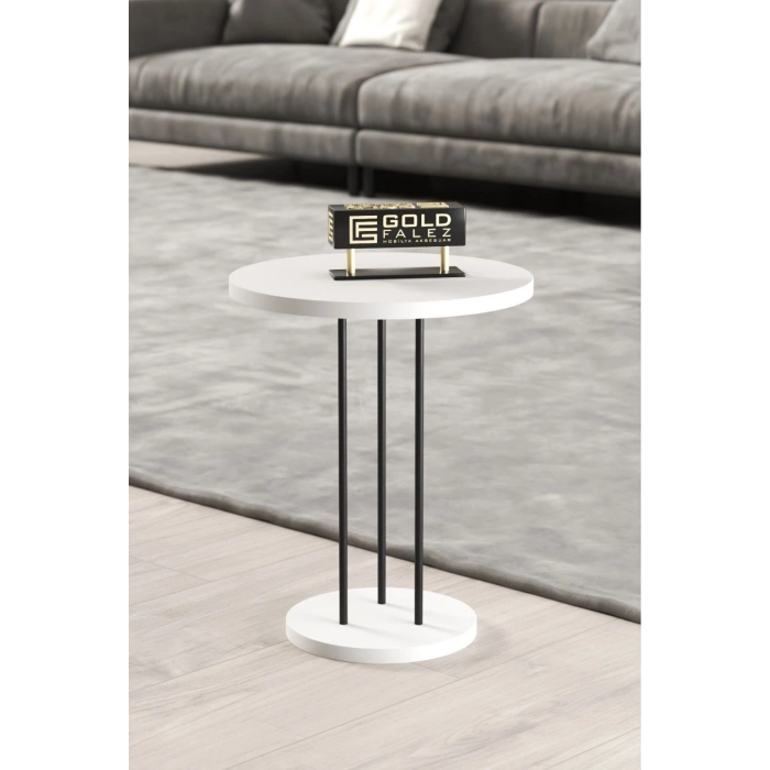 Metal Terra Zigon Beyaz 3lü