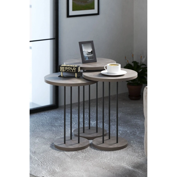 Metal Terra Zigon Gordion Gri 3lü
