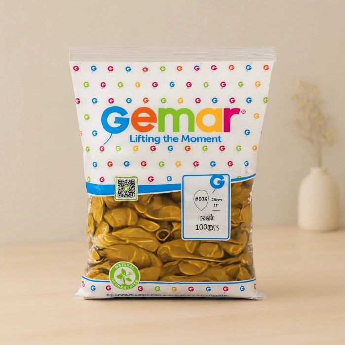 Metalik Gold Balon 11 (28 cm) 100lü Paket