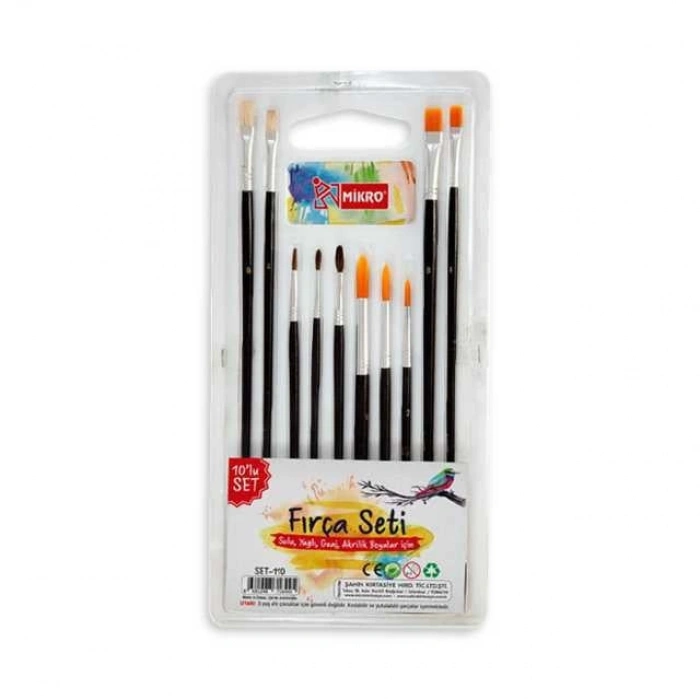 Mf-Set-110 10 lu Fırça Seti