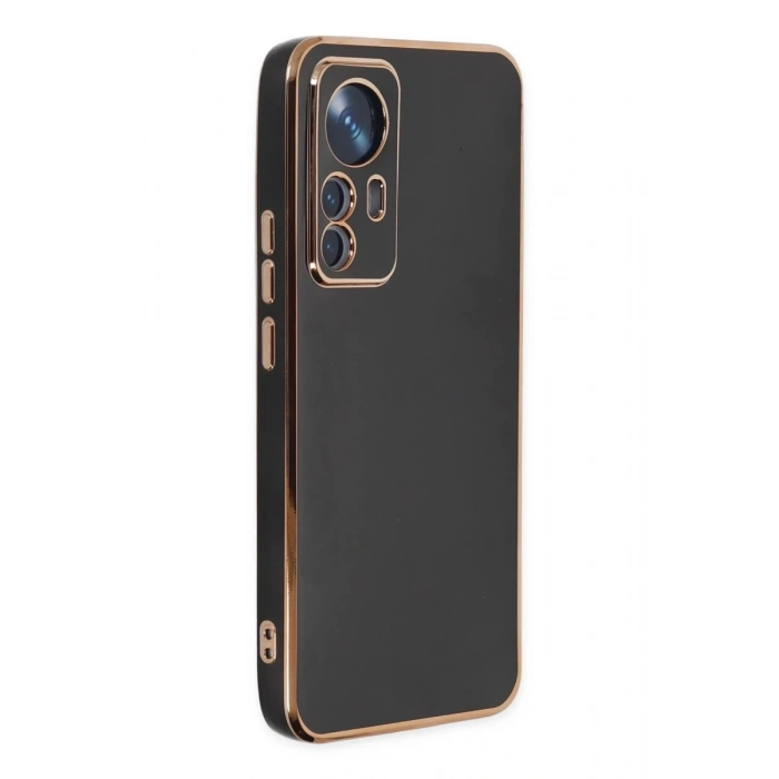 Xiaomi Mi 12T Pro Kılıf Volet Silikon - Siyah