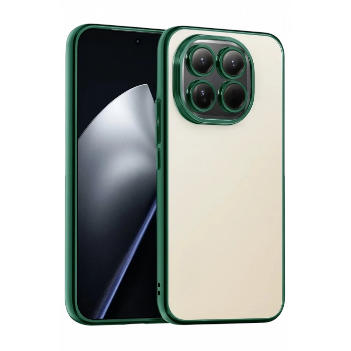 Xiaomi Mi 15 Lensli Silikon - Yeşil