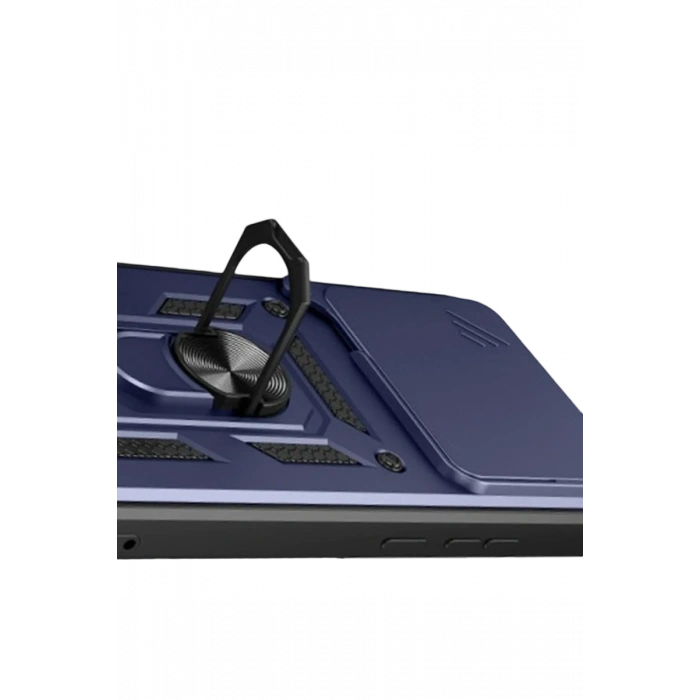 Xiaomi Mi 15T Pro Pars Lens Yüzüklü Silikon - Lacivert