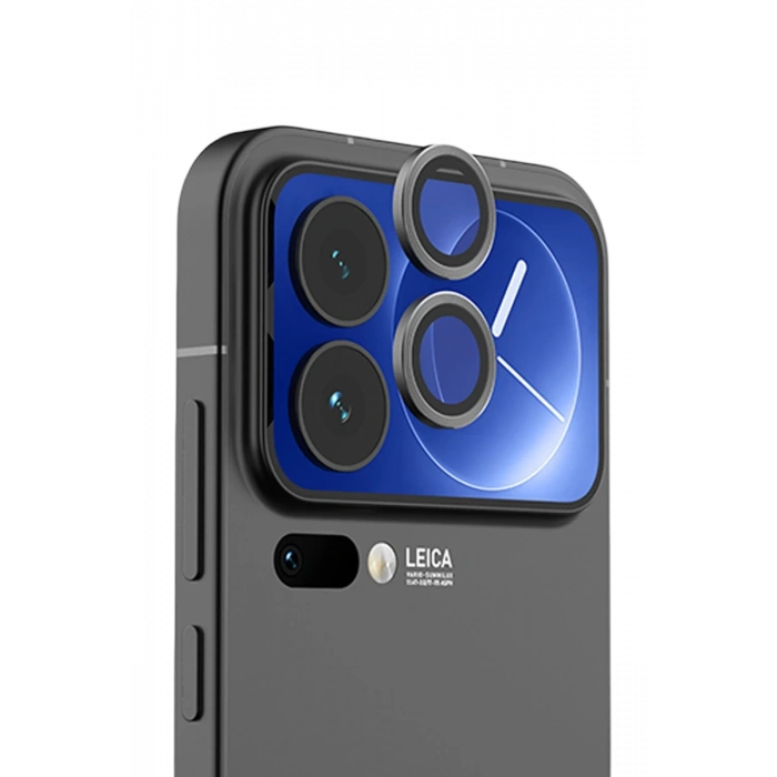 Xiaomi Mi 17 Pro Max Raze Metal Kamera Lens - Siyah