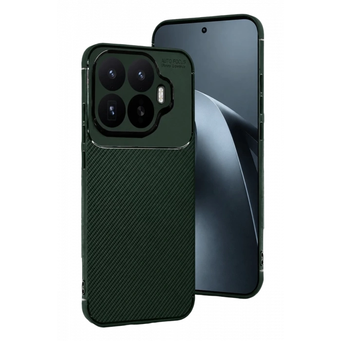 Xiaomi Mi 17T Auto Focus Karbon Kapak - Koyu Yeşil