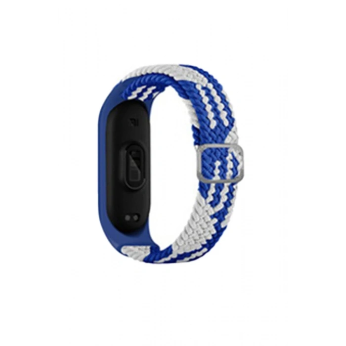 Xiaomi Mi Band 6 Star Kordon - Mavi-Beyaz