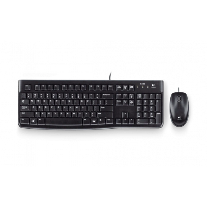 MK120 TR Q USB KABLOLU KLAVYE VE MOUSE SET SİYAH 920-002560
