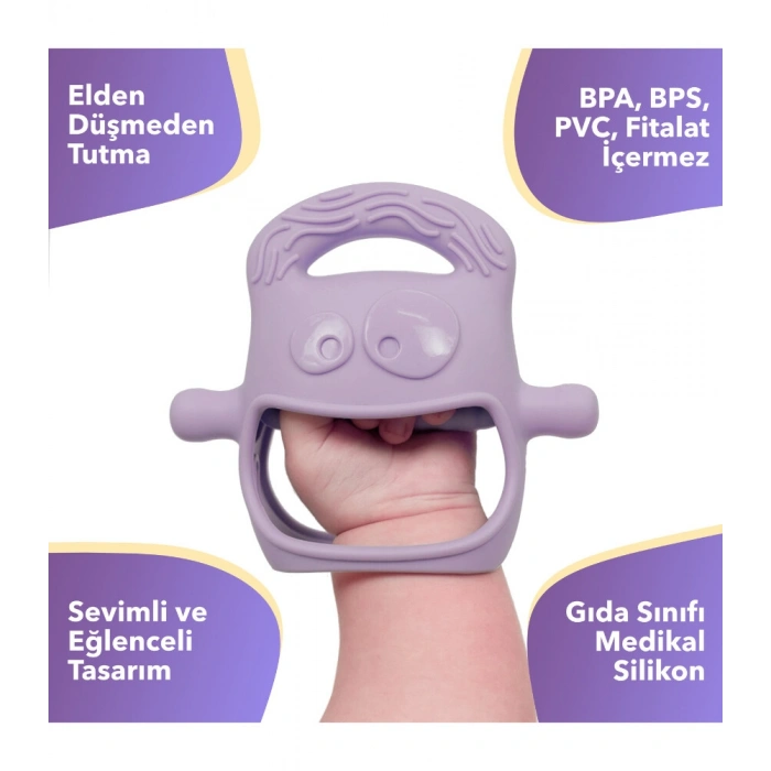 Mochi Diş Kaşıyıcı Lila