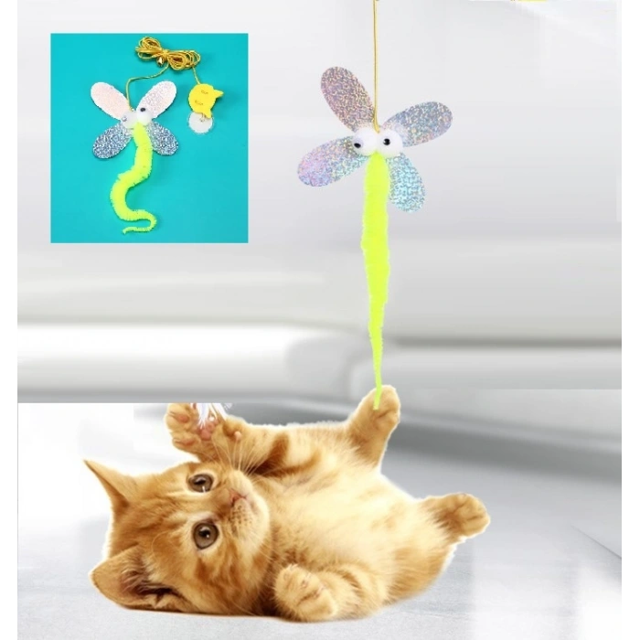 Model Elastik Kendinden Yapışkanlı Kedi Oyun Oltası