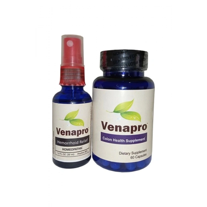 Mucizevi Venapro 2 Li Bakım Seti 30 ml Sprey + 60 Lı Caps