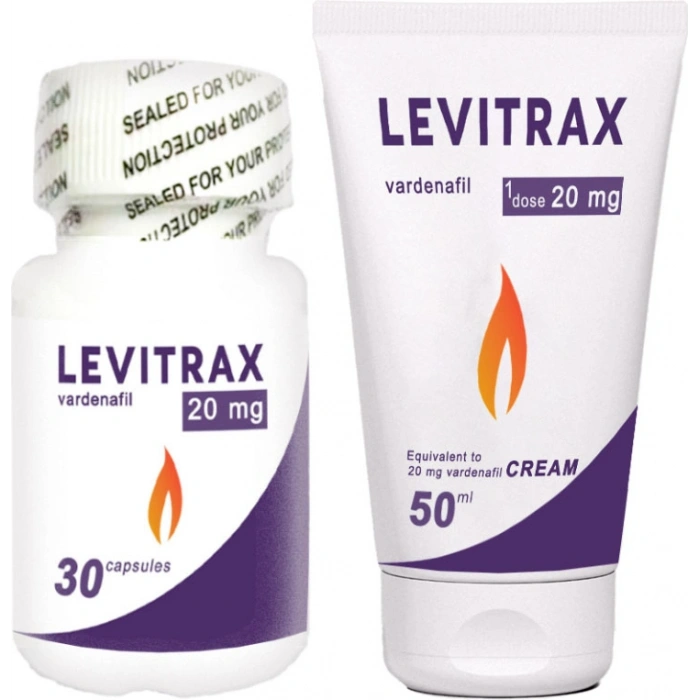 Naturalia :  Levitrax 30LU Kapsüller + Levitrax 50 ml Krem: Erkeklerin Performanslarına Özel Set