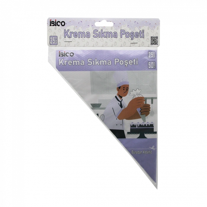 Naylon Krema Sıkma Torbası 25 cm