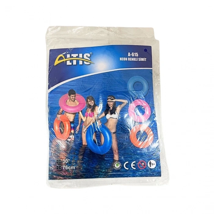 Neon Renkli Simit 71 cm
